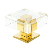 2.5" Square Lucite Knob Pull Handle